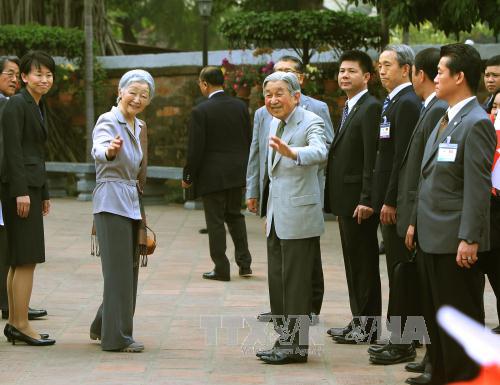 日本天皇明仁和皇后美智子访越期间的系列活动