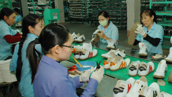 越南成为世界第二大鞋类出口国