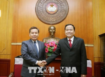 深化越南祖国阵线与老挝建国阵线的关系