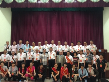 越中友好协会领导会见中国援越老战士代表团