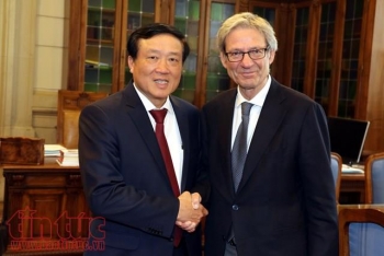 越南最高人民法院院长阮和平出访意大利