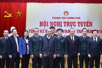 阮春福总理出席政府监察总署工作总结会议