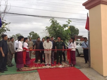越柬友谊纪念碑在阮富仲访柬之前正式落成