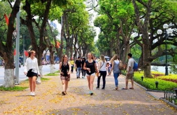 河内市接待国际游客量持续上升