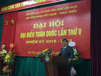 越南与瑞典友好协会举行第五届全国代表大会