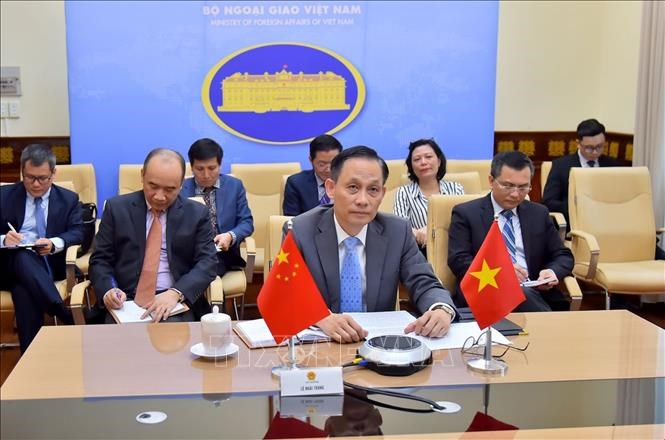 越中双方合作指导委员会秘书长视频会议