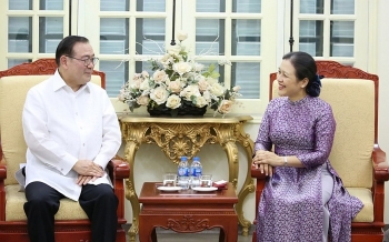 越南与菲律宾的关系在民间外交的基础上蓬勃发展