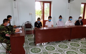 非法入境越南的5名中国人被捕