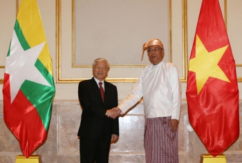 越缅领导人同意将两国关系提升为全面合作伙伴关系