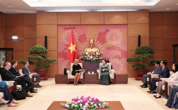 越南国会主席阮氏金银会见欧洲委员会副主席