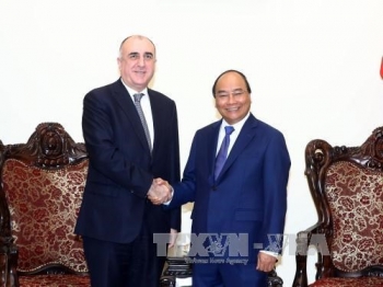 越南领导人分别会见阿塞拜疆外交部长埃利马尔•马梅德亚罗夫
