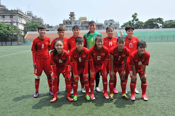2019年亚洲U16女足锦标赛预选赛：越南U16女足队取得开门红