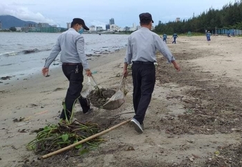 暴风后岘港海滩变成垃圾场，居民呼吁携手清理