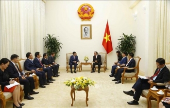 张和平会见蒙古国法律和内务部长尼亚木道尔吉