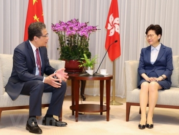 越南与中国香港各地方加强合作