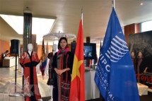 越南丝绸与织锦缎展在瑞士日内瓦举行
