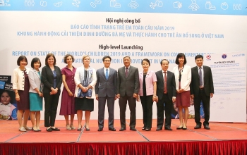 越南与联合国儿童基金会签署协助改善孕产妇和儿童营养的联合声明