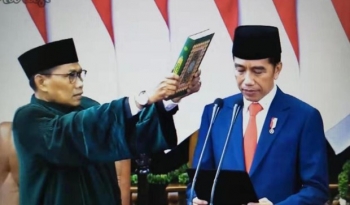 印尼总统佐科宣誓就职 越南国家副主席出席典礼