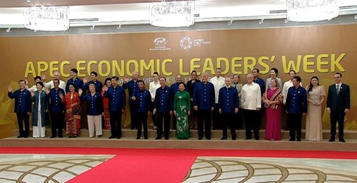 2017年APEC会议：越南国家主席陈大光主持国宴 欢迎APEC领导人夫妇