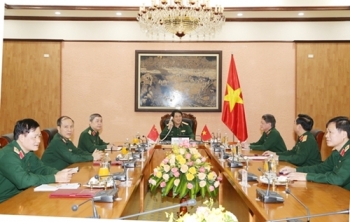 加强越南人民军总政治局与中共中央军委政治工作部的合作