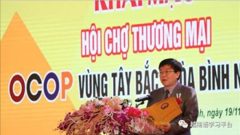 2020年越南西北地区和平省“一乡一品”贸易展览会开幕
