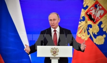 俄罗斯总统普京宣布将参加2018年俄总统选举