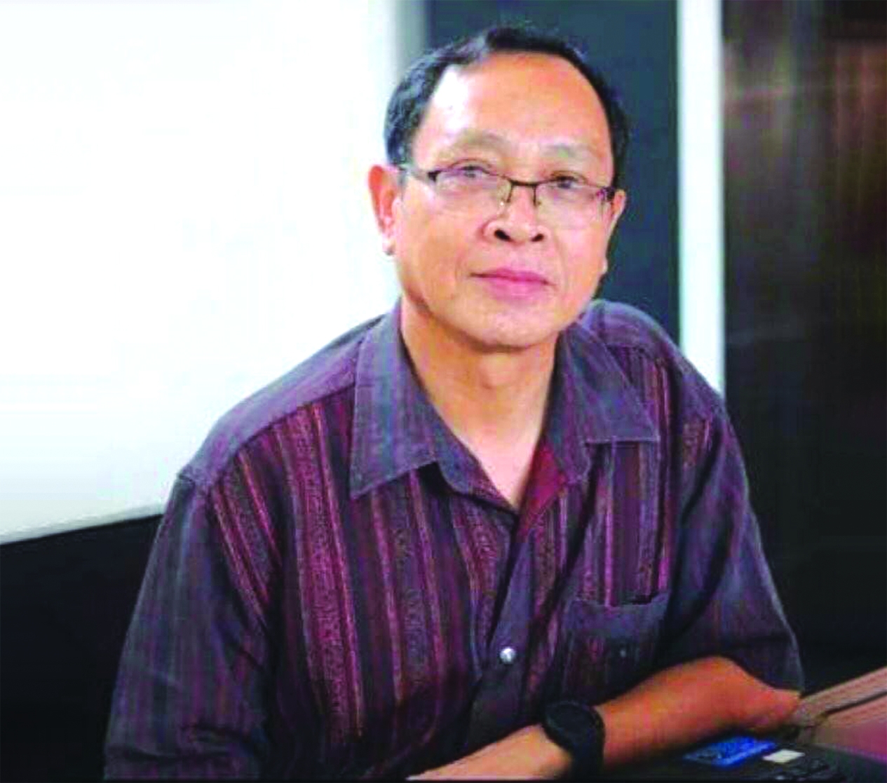 老挝万象省外交部前任主任Kham Keo Vong Phi La。