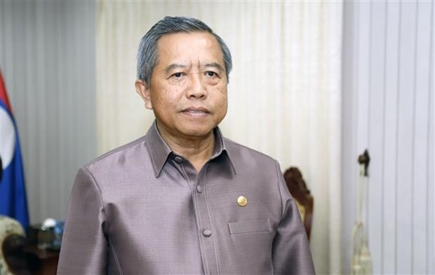老越友好协会主席、老挝科技通信部部长波万坎·冯达拉。