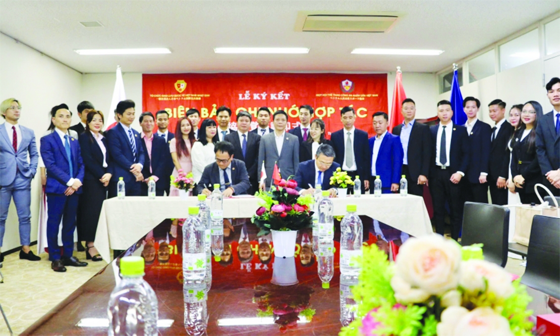 FAVIJA与越南公安部人民公安体育协会签署合作备忘录。