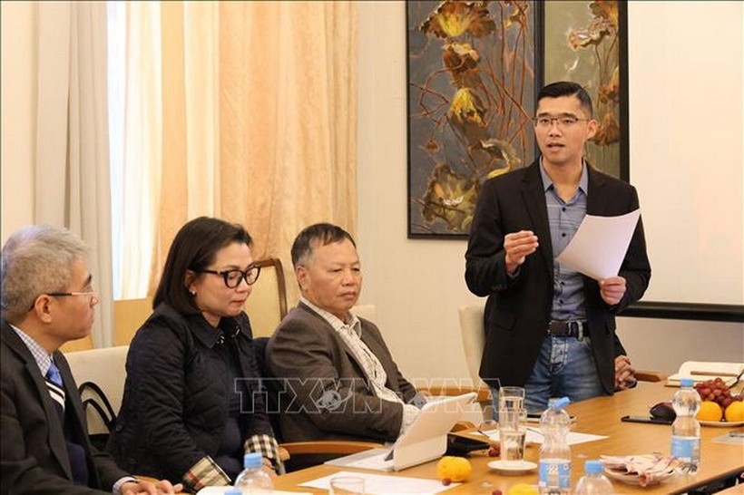 柏林-波茨坦留学生党支部书记阮泰征博士。