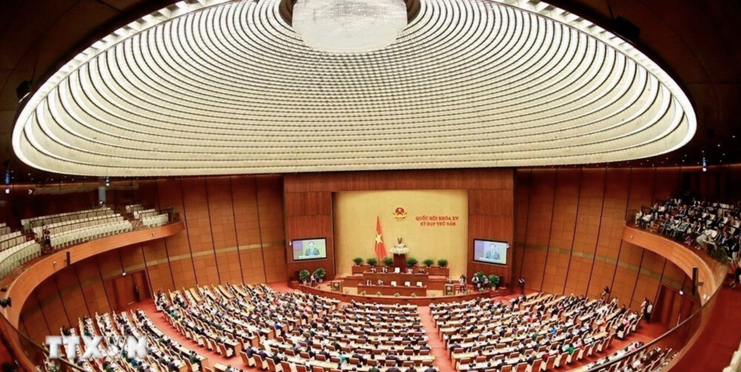 1946-1960年阶段的越南国会,为议会民主制度和法治国家的发展奠定了基础。图中为:1946年3月2日,第一届国会第一次会议开幕。 1946-1960年阶段的越南国会,为议会民主制度和法治国家的发展奠定了基础。图中为:1946年3月2日,第一届国会第一次会议开幕。