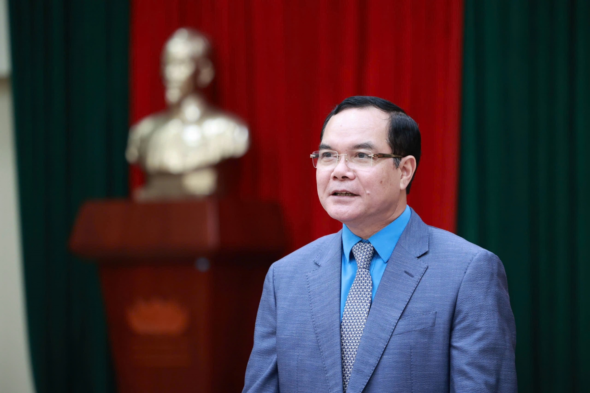 阮庭康同志——越共中央委员、越南祖国阵线中央委员会副主席、越南劳动总联合会党委书记、主席。（图片：KT）