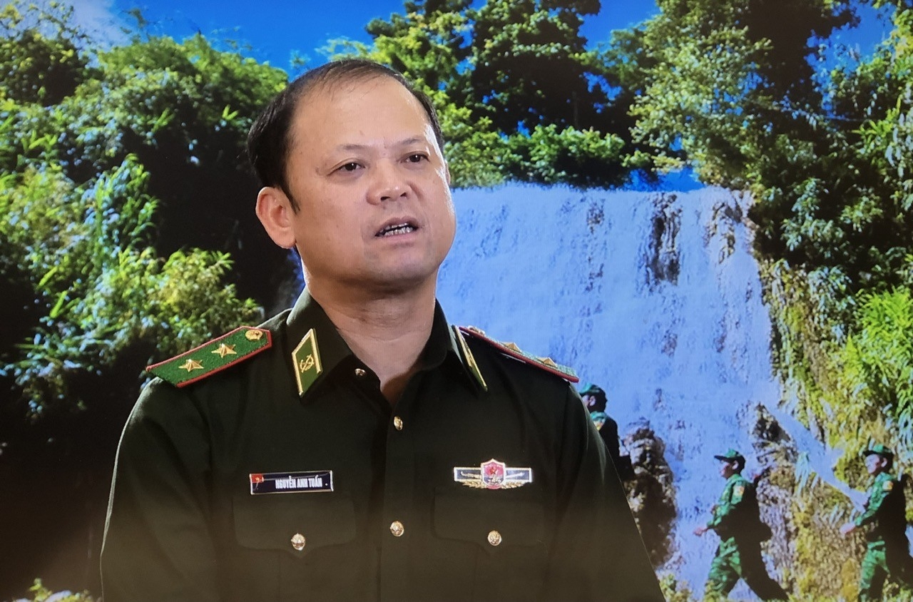 边防部队党委书记、政委阮英俊中将。