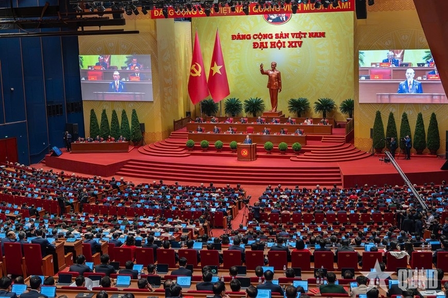 2026年1月20日，越共第十四次全国代表大会隆重开幕。（图片：《人民军队报》）