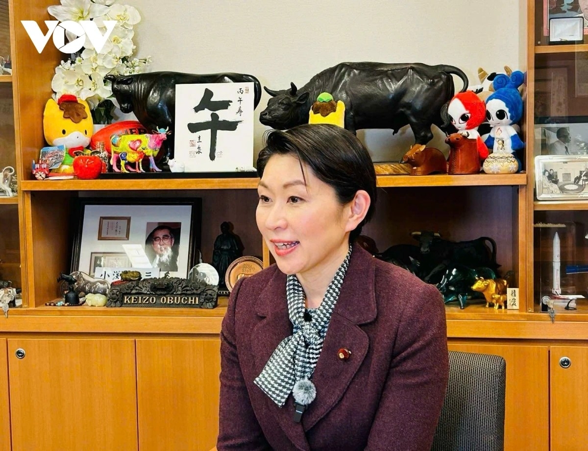 众议员小渊优子，日越友好议员联盟会长。（图片：VOV）