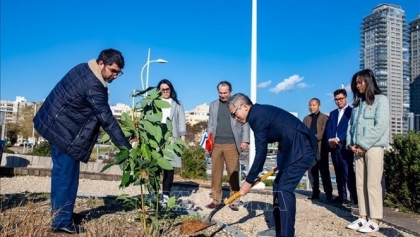 纪念以色列与越南建交30周年植树仪式