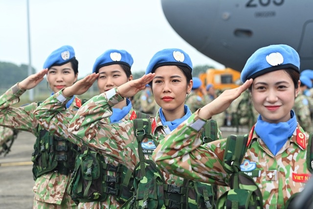 越南共派出74名女兵参加联合国维和行动。
