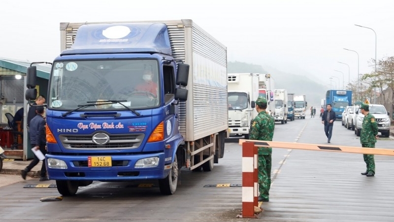 越南北部边界口岸恢复正常运作