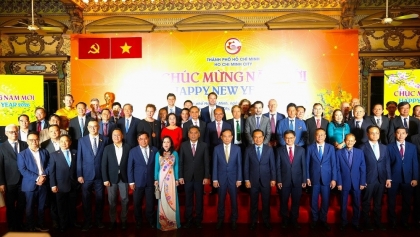 越南胡志明市的增长凝聚了国际友人的合作'印记'