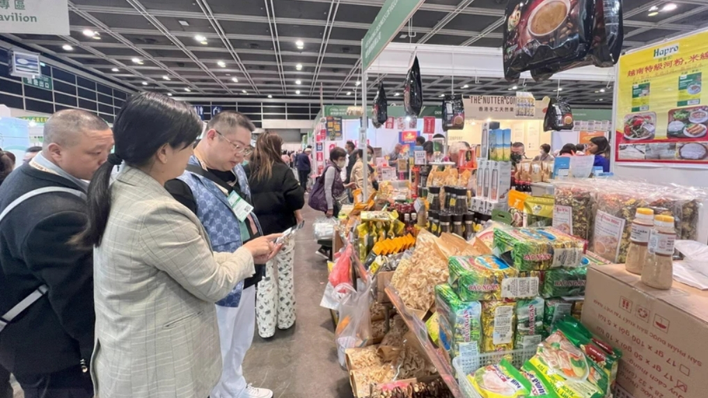 越南企业参加在中国香港举行的亚洲素食博览会