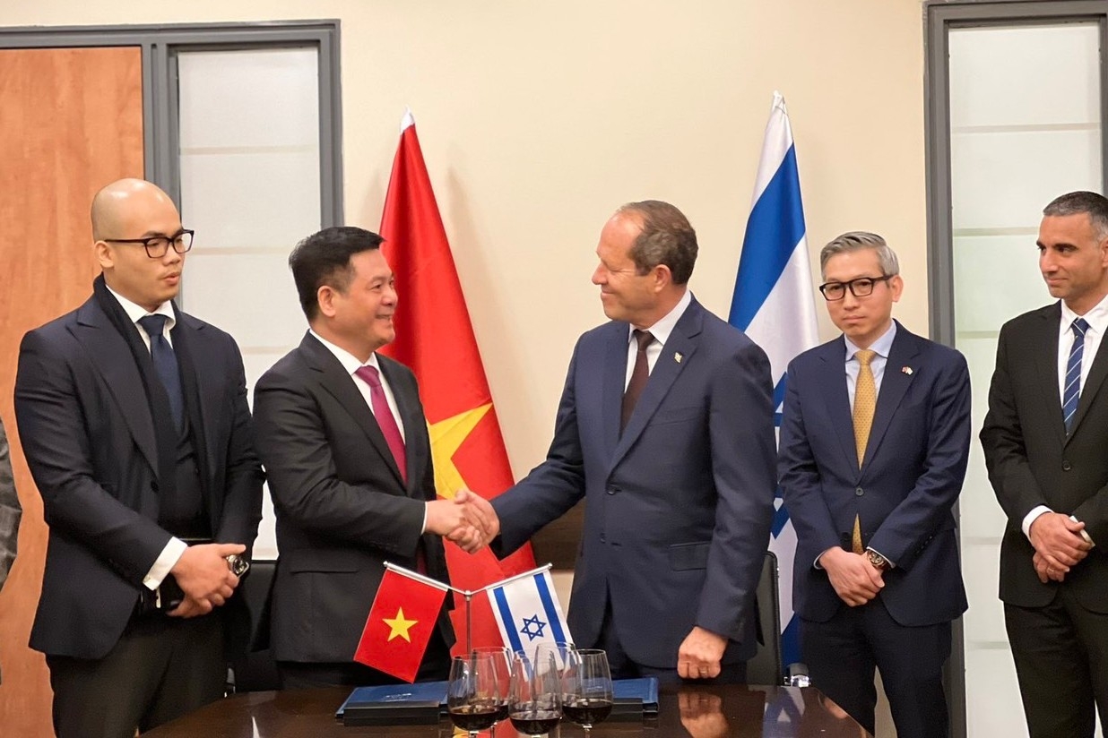 越南与以色列完成自由贸易协定谈判。