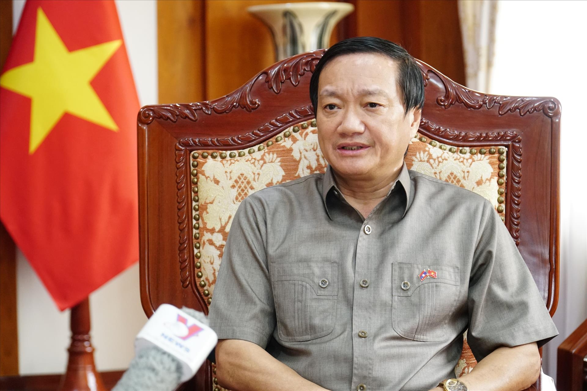 越南驻老挝大使阮伯雄。