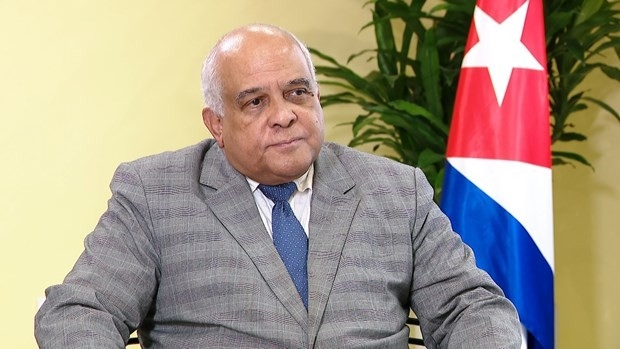 古巴驻越大使奥兰多·尼古拉斯·埃尔南德斯·吉伦。