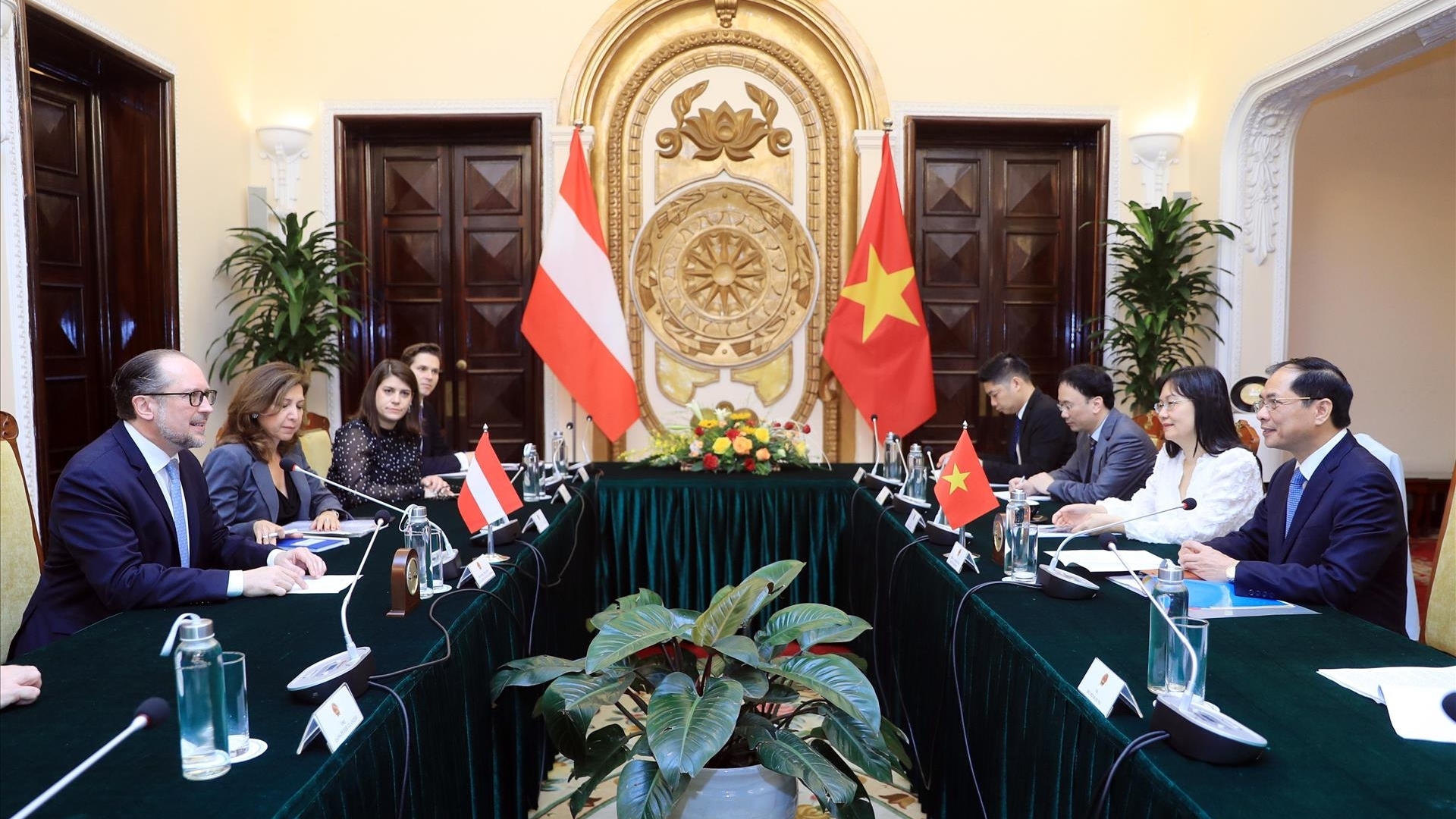 越南一贯重视并希望加强与奥地利共和国的友谊与合作