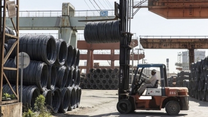 越南从中国的钢铁进口量大幅增加
