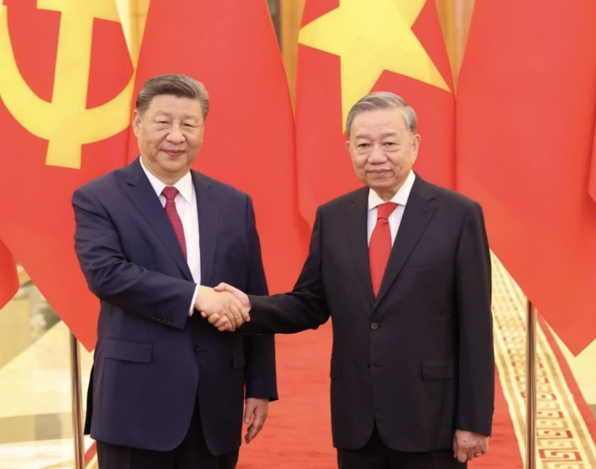 中共中央总书记习近平和越共中央总书记苏林