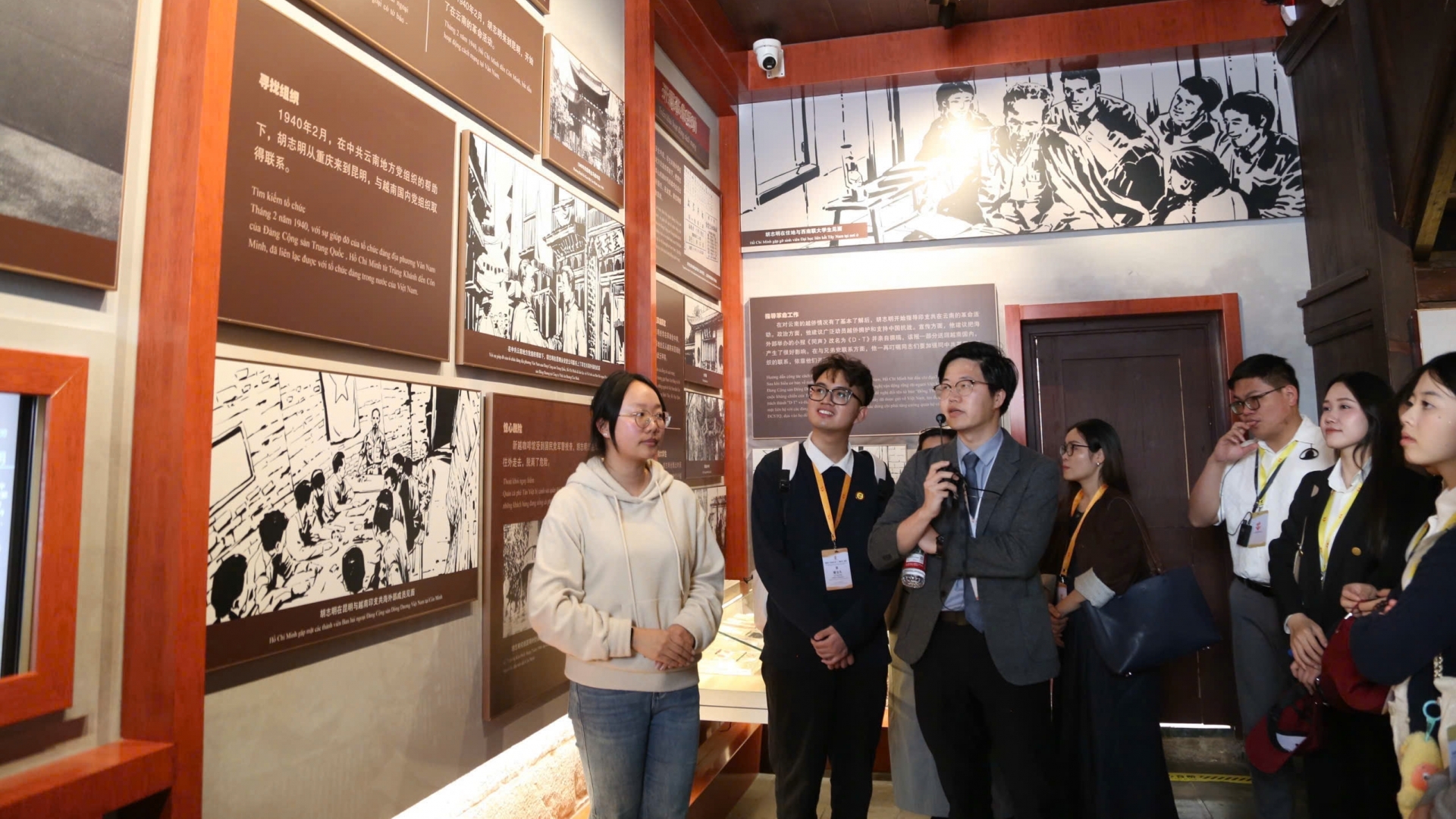 青春踏寻红色足迹，共谱越中友好新篇