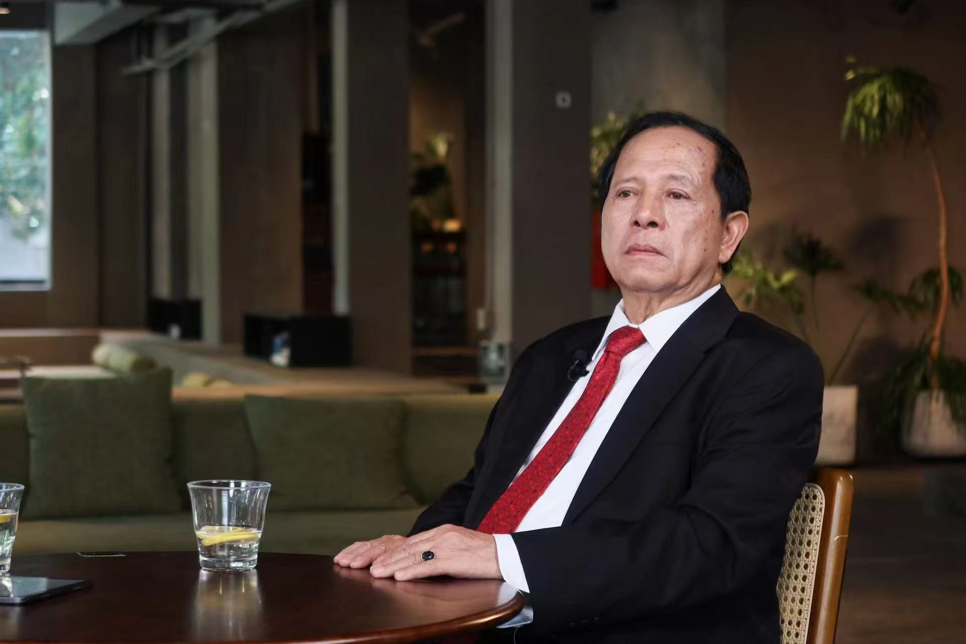 阮文诗大使。（照片：白阳）