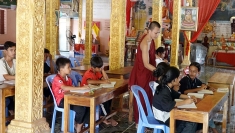 寺庙免费开班——守护高棉族儿童的民族认同