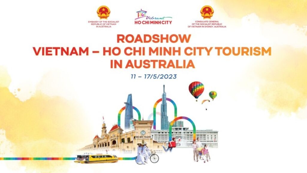 在澳大利亚的越南—胡志明市旅游推广活动。